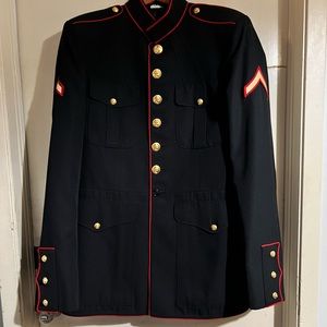 Marine Corps dress, blues jacket coat